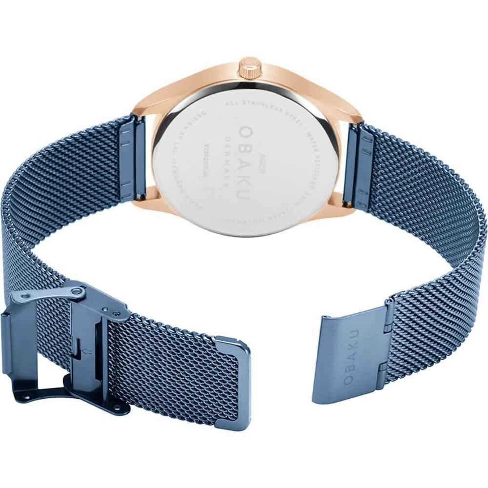 Foto 4 pulgar | Reloj Obaku Denmark V235gxvlml Ladies Classic-azul