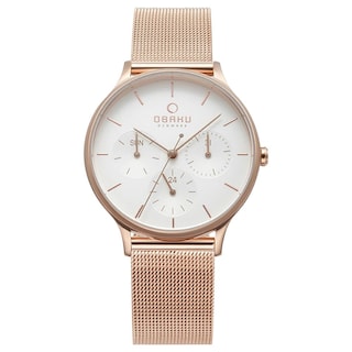 Foto 1 | Reloj Obaku Denmark V212lmvimv Lind Rose-oro Rosa