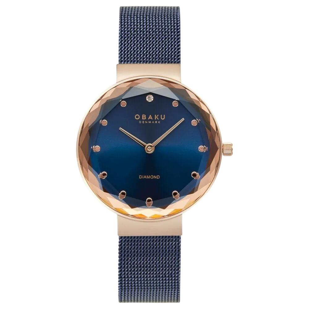 Foto 2 pulgar | Reloj Obaku Denmark V300lxvlml Facet Ocean-azul