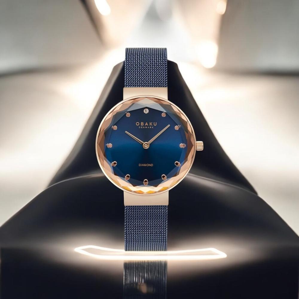Foto 2 | Reloj Obaku Denmark V300lxvlml Facet Ocean-azul