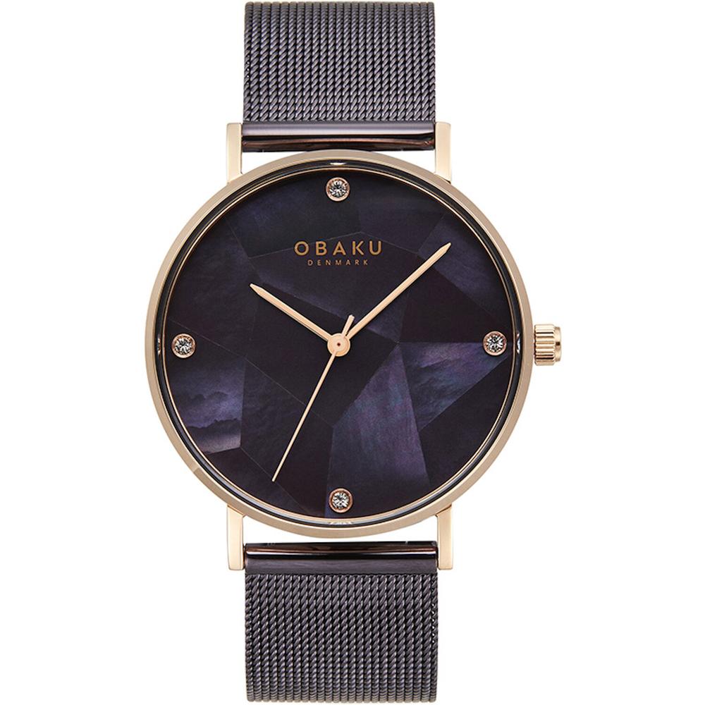 Reloj Obaku Denmark V268lxvnmn Mosaik Clásico-café