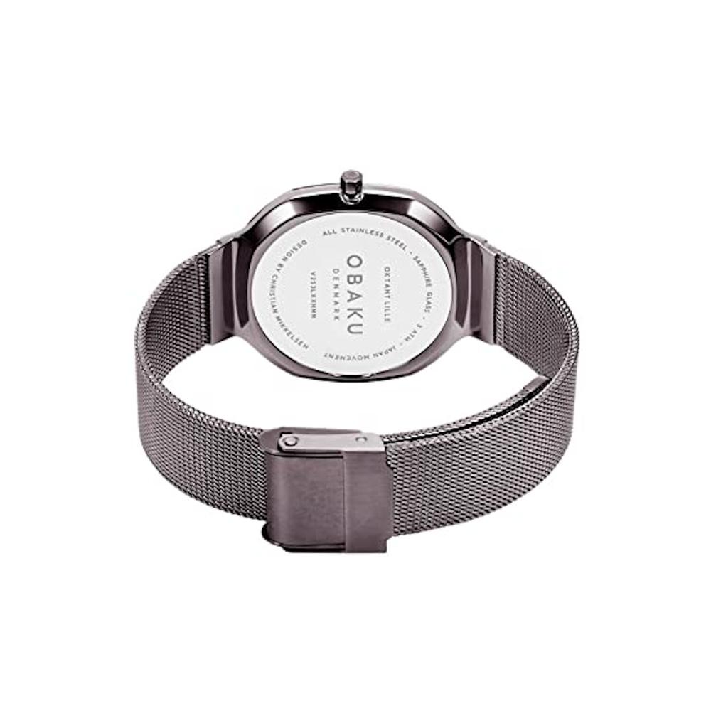 Foto 4 pulgar | Reloj Obaku Denmark V253lxxnmn Oktant Lille Clásico-café