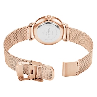 Foto 3 | Reloj Obaku Denmark V197gxvbmv Mark Gerbera-oro Rosa