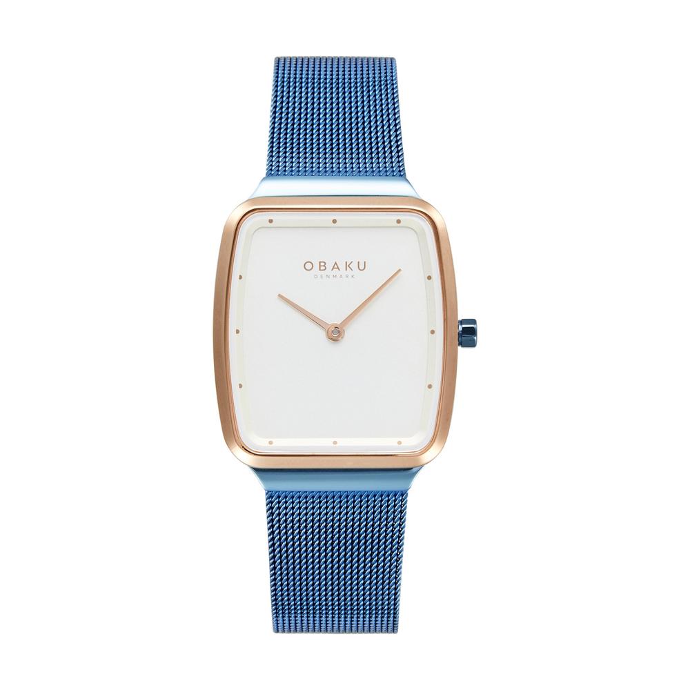 Foto 2 pulgar | Reloj Obaku Denmark  Azul 27 mm Resistente al Agua 30 m para Mujer