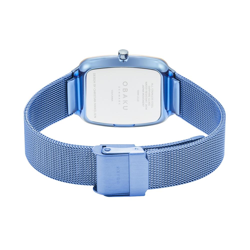 Foto 4 pulgar | Reloj Obaku Denmark  Azul 27 mm Resistente al Agua 30 m para Mujer