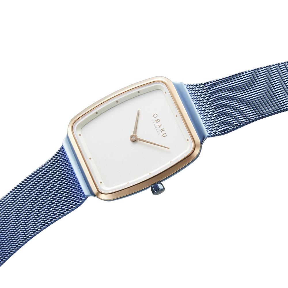 Foto 5 pulgar | Reloj Obaku Denmark  Azul 27 mm Resistente al Agua 30 m para Mujer