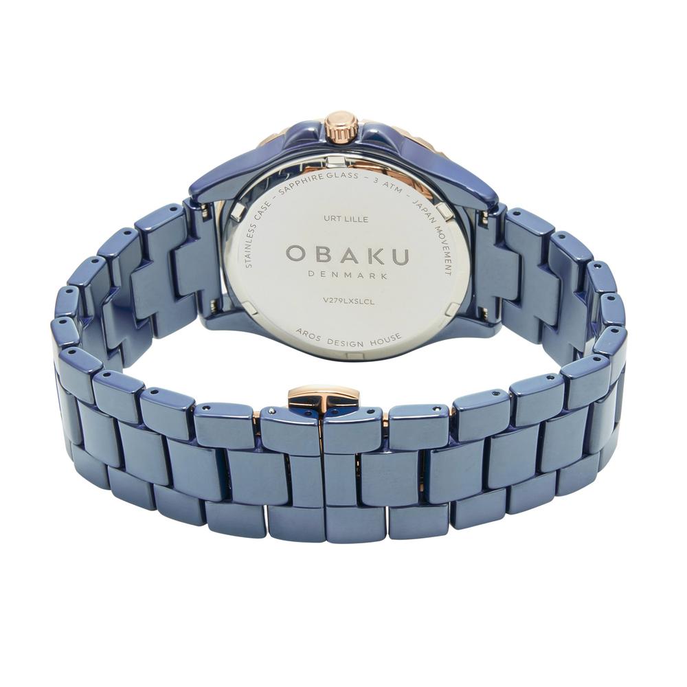Foto 4 pulgar | Reloj Obaku Denmark V279lxslcl Azul
