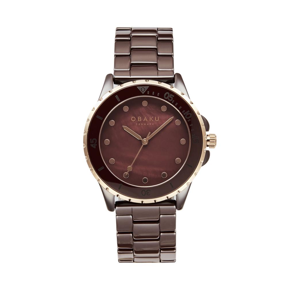 Reloj Obaku Denmark V279lxxncn Urt Lille Brown Café