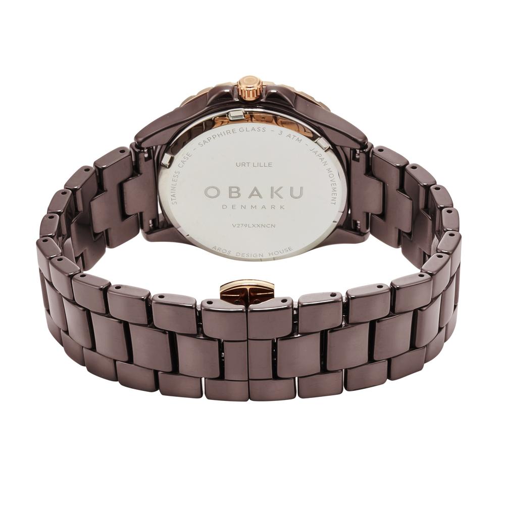 Foto 4 pulgar | Reloj Obaku Denmark V279lxxncn Urt Lille Brown Café
