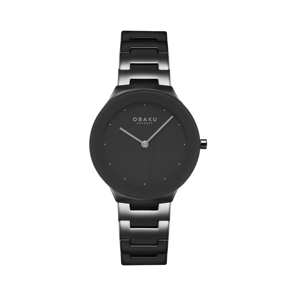 Foto 2 pulgar | Reloj Obaku Denmark V290LXBBSB Negro para Mujer