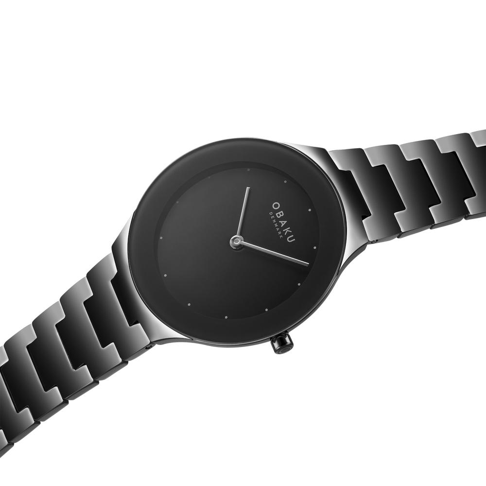 Foto 5 pulgar | Reloj Obaku Denmark V290LXBBSB Negro para Mujer