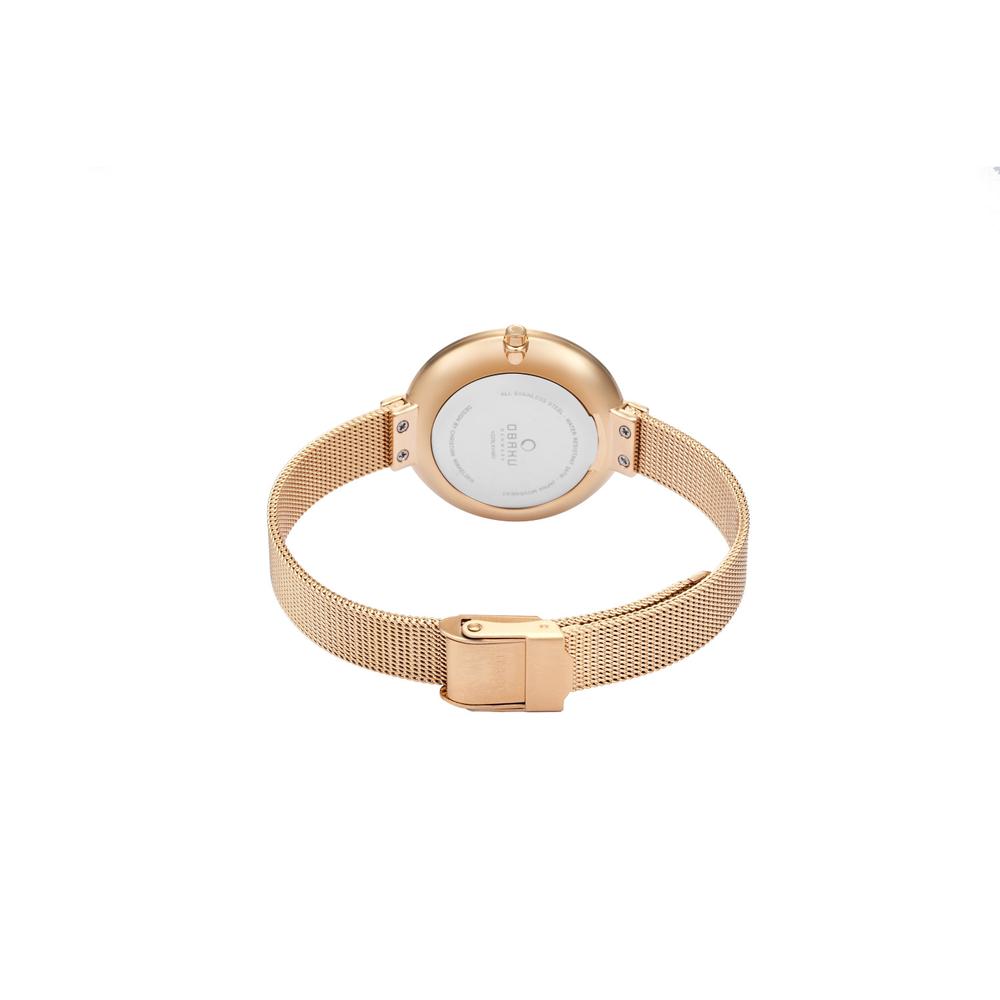 Foto 4 pulgar | Reloj Obaku Denmark V225lxvimv Ladies Classic-oro Rosa