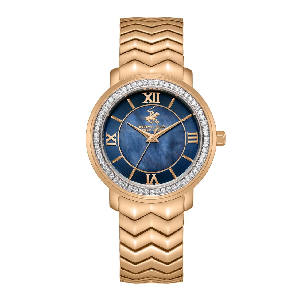 Foto 2 pulgar | Reloj Beverly Hills Polo Club Bp3669c.490 Ladies-oro Rosa