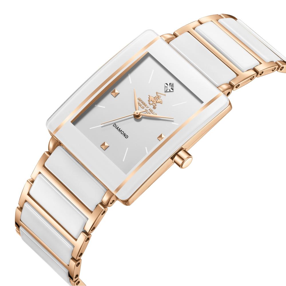 Foto 5 pulgar | Reloj Beverly Hills Polo Club Bp3699c.420 Ladies-blanco