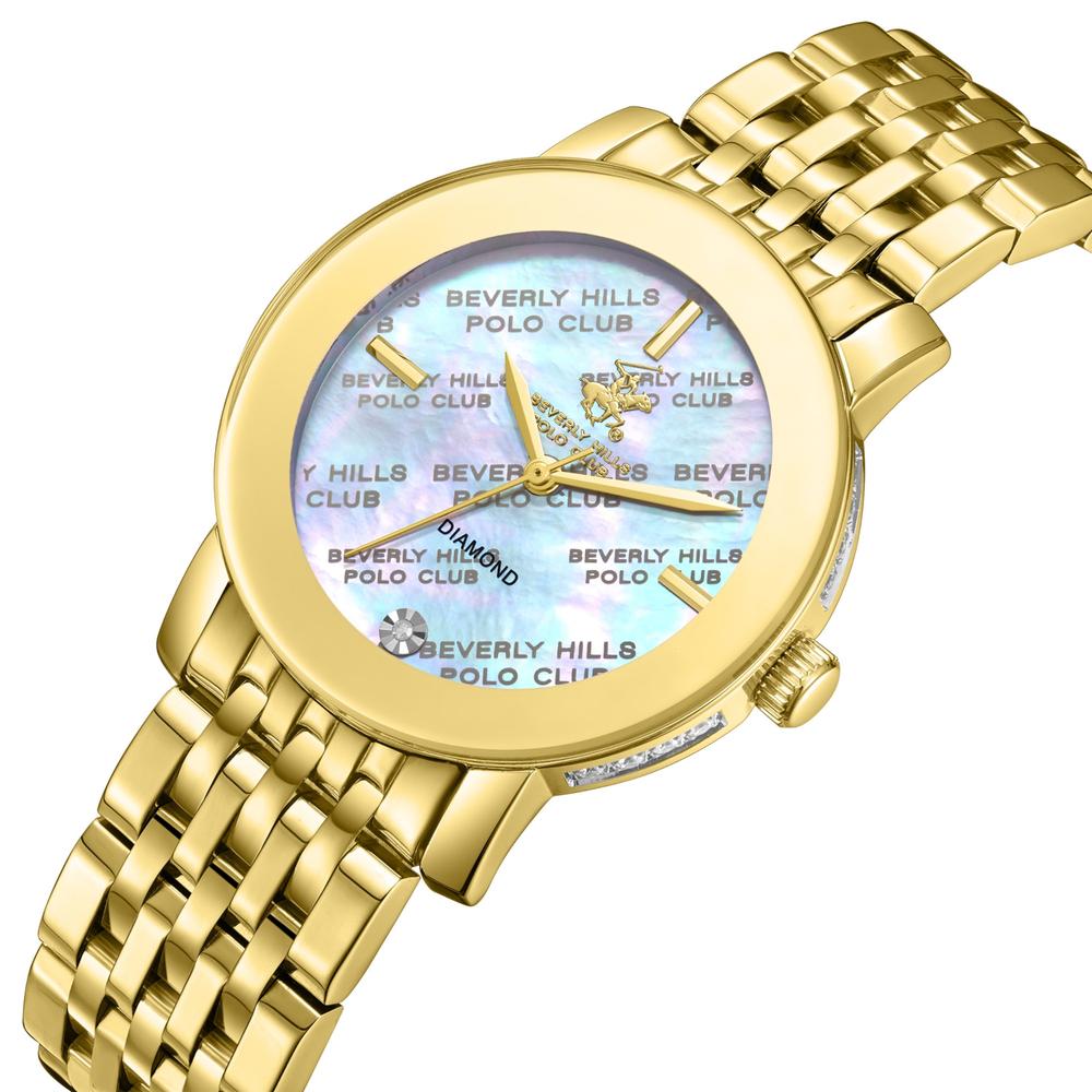Foto 5 pulgar | Reloj Beverly Hills Polo Club Bp3670c.120 Ladies-dorado