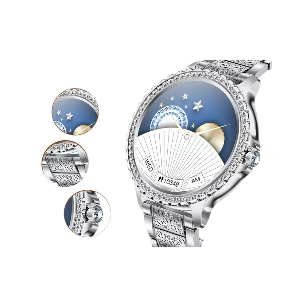 Foto 4 pulgar | Smartwatch Gadgets & Fun Diamonds Gf para Mujer
