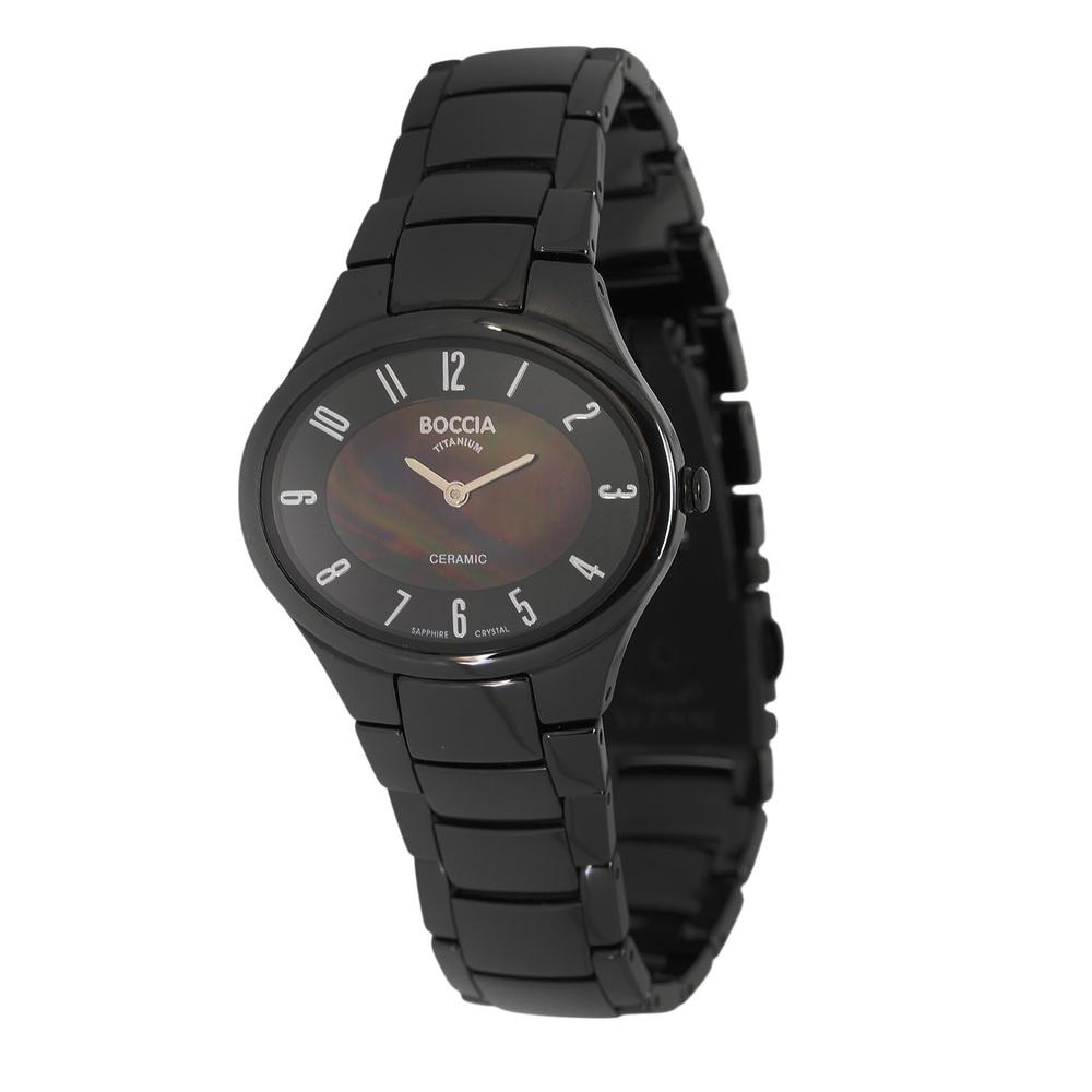 Foto 3 pulgar | Reloj Boccia Titanium 3216-02 Ladies-negro