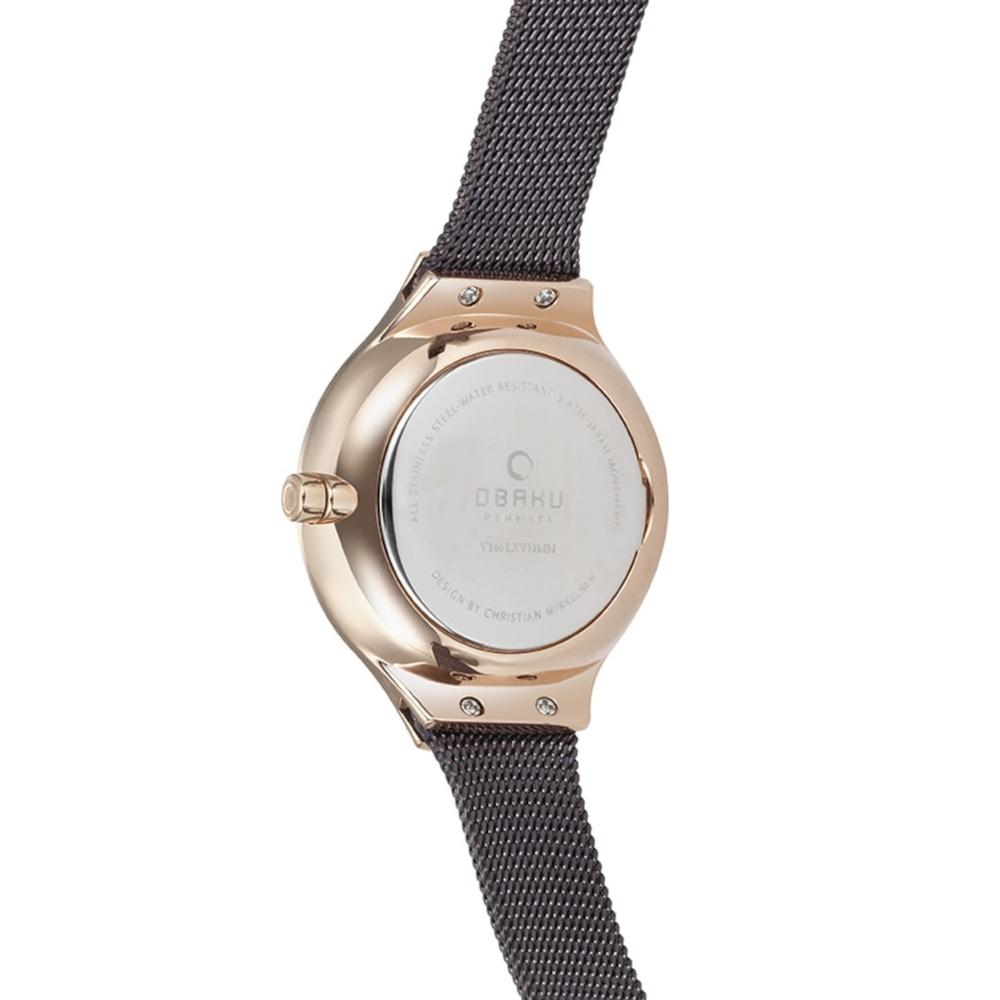 Foto 4 pulgar | Reloj Obaku Denmark V166lxvnmn Ekko Walnut-café