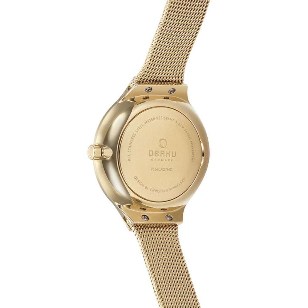 Foto 4 pulgar | Reloj Obaku Denmark V166lxgimg Ekko Gold-dorado