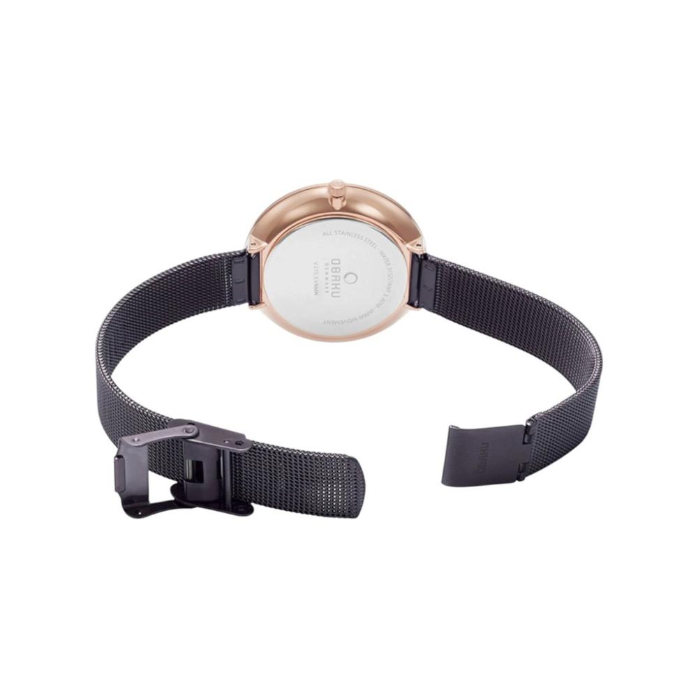 Foto 5 pulgar | Reloj Obaku Denmark V211lxvnmn2 Viol Walnut-café