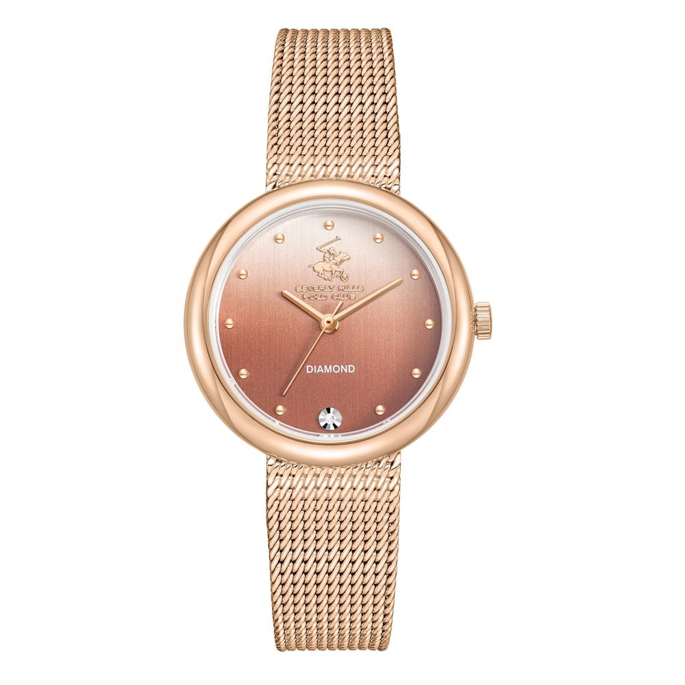 Reloj Beverly Hills Polo Club Bp3760x.440 Ladies-oro Rosa
