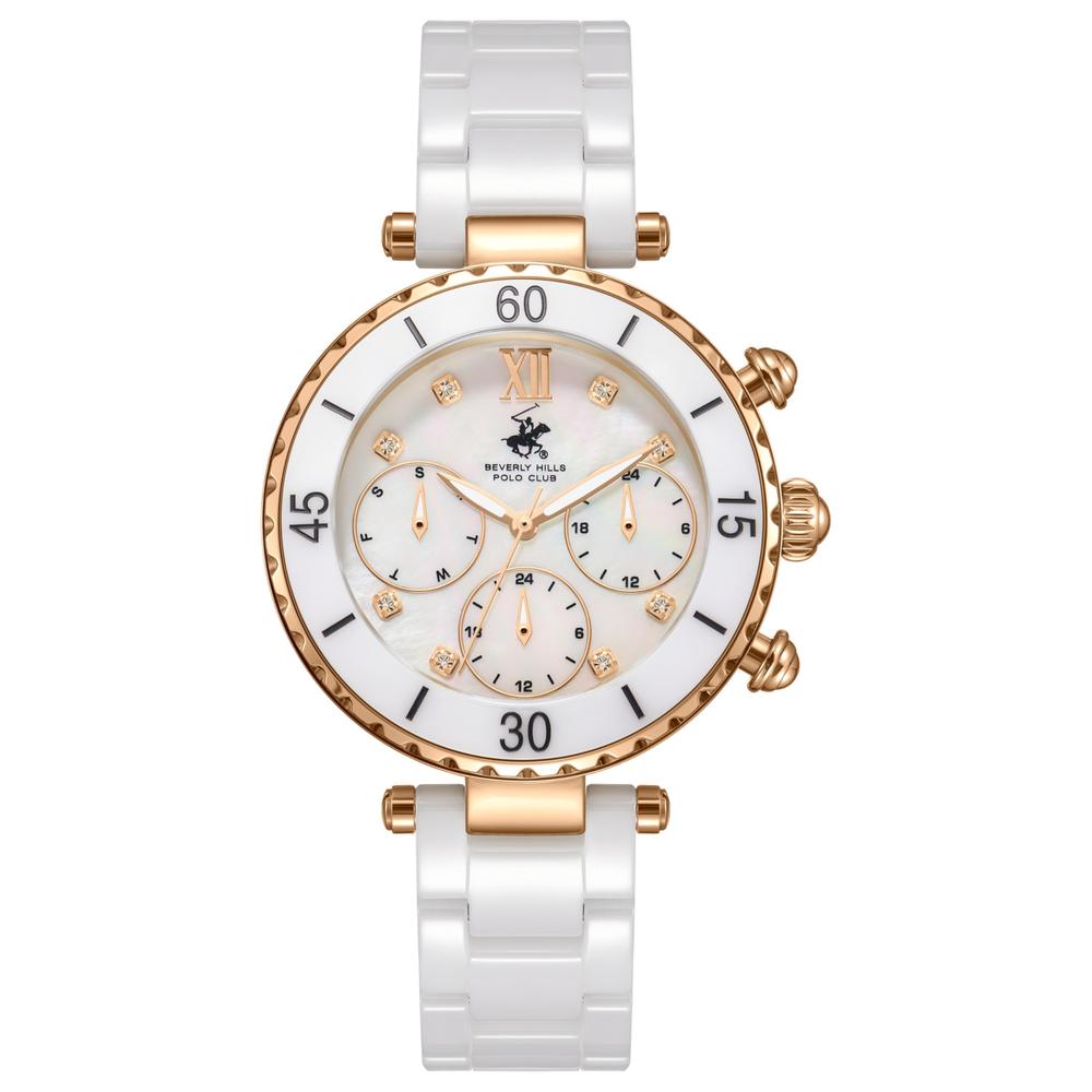 Foto 1 | Reloj para Mujer Beverly Hills Polo Club Bp3774x.420 Blanco