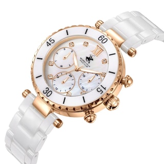 Foto 2 | Reloj para Mujer Beverly Hills Polo Club Bp3774x.420 Blanco