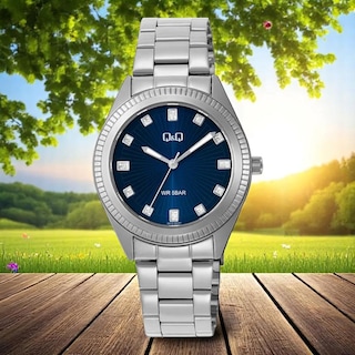 Foto 2 | Reloj Q&q Q01c-001py Ladies-acero