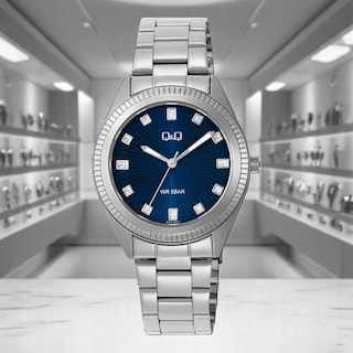 Foto 3 | Reloj Q&q Q01c-001py Ladies-acero