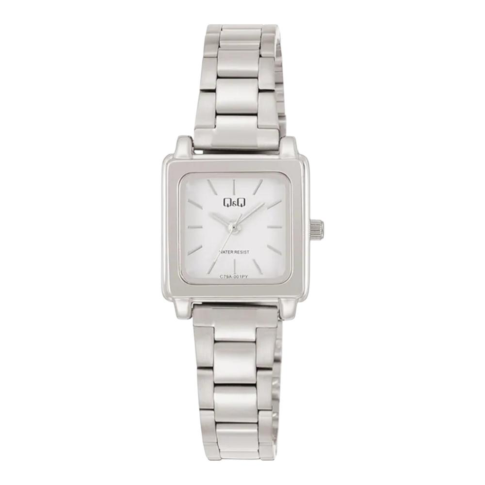 Reloj Q&q C79a-001py Ladies-acero