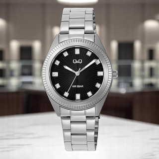 Foto 3 | Reloj Q&q Q01c-002py Ladies-acero
