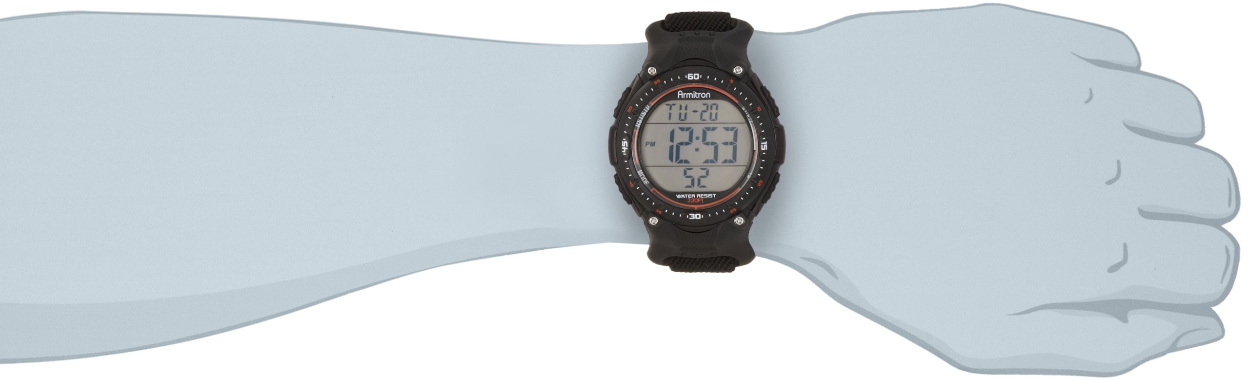 Foto 3 | Reloj Armitron Sport 408159blk Con Cronógrafo Y Correa Negra Para Hombre - Venta Internacional.