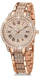 Foto 1 | Elegante Reloj Para Mujer Xtellar De Cuarzo Con Diamantes, Resistente Al Agua Y Ajustable