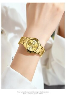 Foto 3 | Reloj De Pulsera Xtellar Para Mujer, Elegante, Impermeable Y Con Correa Metálica - Perfecto Para Estilo Y Moda
