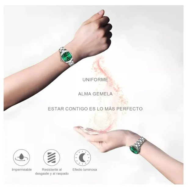 Foto 4 pulgar | Elegante Reloj Xtellar Impermeable De Acero Inoxidable Para Mujer