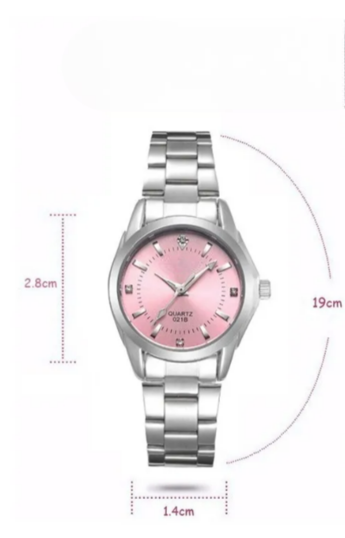 Foto 4 pulgar | Elegante Reloj Xtellar Impermeable De Acero Inoxidable Para Mujer