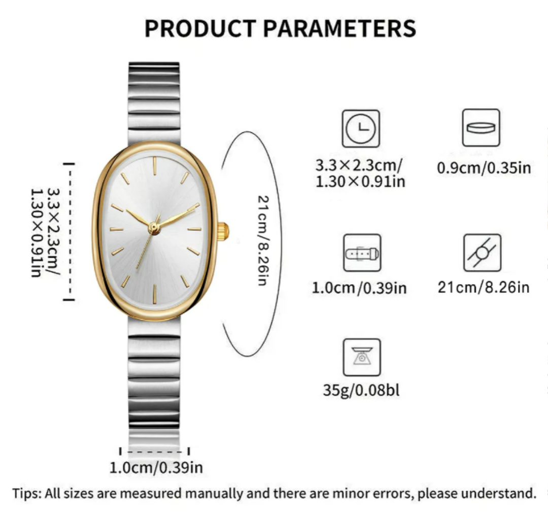 Foto 4 pulgar | Elegante & Atemporal Reloj Xtellar De Cuarzo Para Mujer Dorado Y Plateado