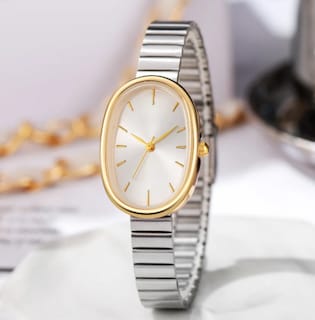 Foto 4 | Elegante & Atemporal Reloj Xtellar De Cuarzo Para Mujer Dorado Y Plateado