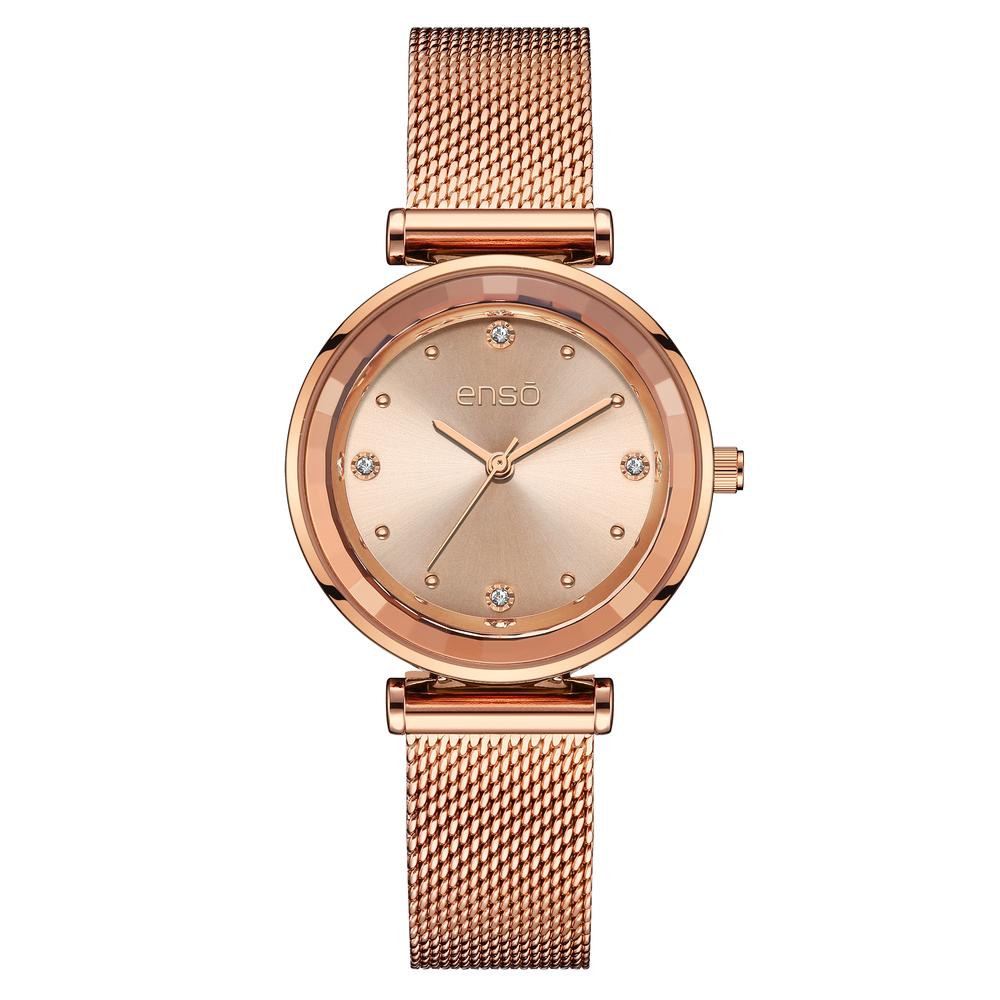 Foto 2 pulgar | Reloj De Pulsera Enso Para Mujer Ew2533l2 Oro Rosa