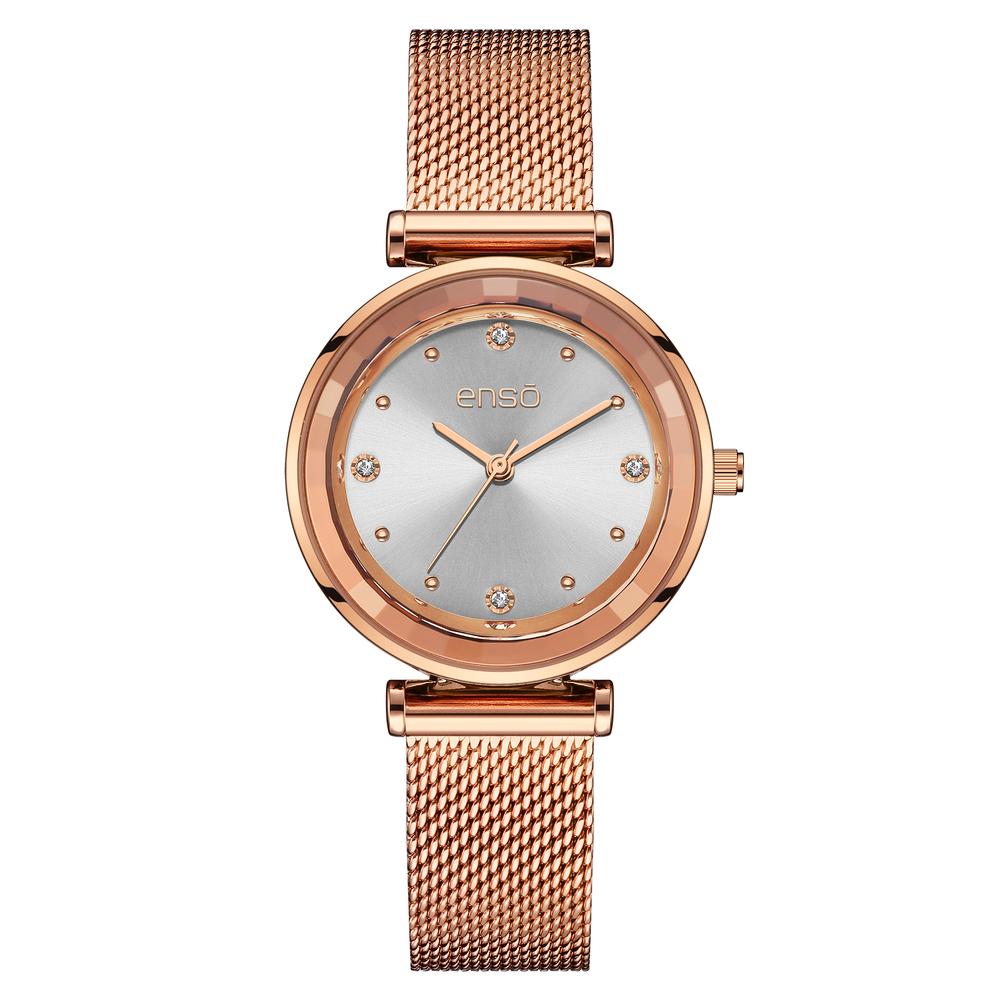 Foto 2 pulgar | Reloj De Pulsera Enso Para Mujer Ew2533l1 Oro Rosa