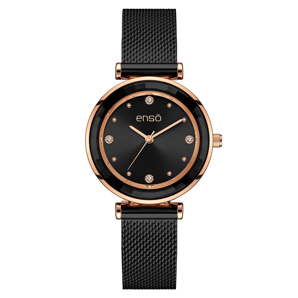 Foto 2 pulgar | Reloj De Pulsera Enso Para Mujer Ew2533l4 Negro