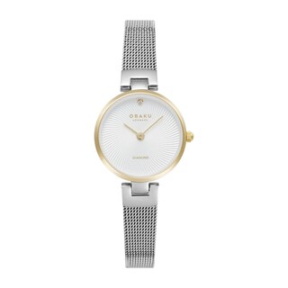 Foto 1 | Reloj Obaku Denmark V256sxfimc Diamant Petite Gold-bi-acero