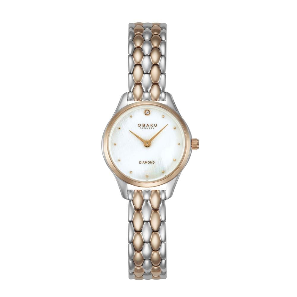 Reloj Obaku Denmark V297sxzwsh Mykke Petite Cherrywood-acero $2,529