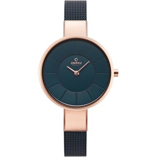 Foto 1 | Reloj Obaku Denmark V149lxvlml Sol Ocean-azul