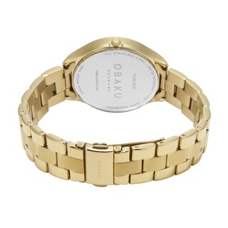 Foto 3 | Reloj Obaku Denmark V260lxgwsg-daf Falke Lille Cider-dorado