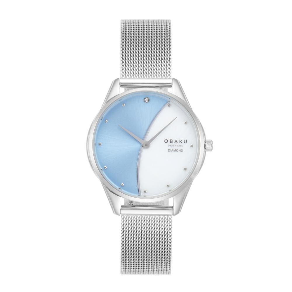 Reloj Obaku Denmark V297lxcxmc-dlw Smykke Maane Cyan-acero $1,589