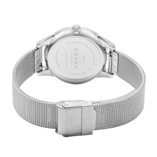 Foto 3 | Reloj Obaku Denmark V297lxcxmc-dlw Smykke Maane Cyan-acero