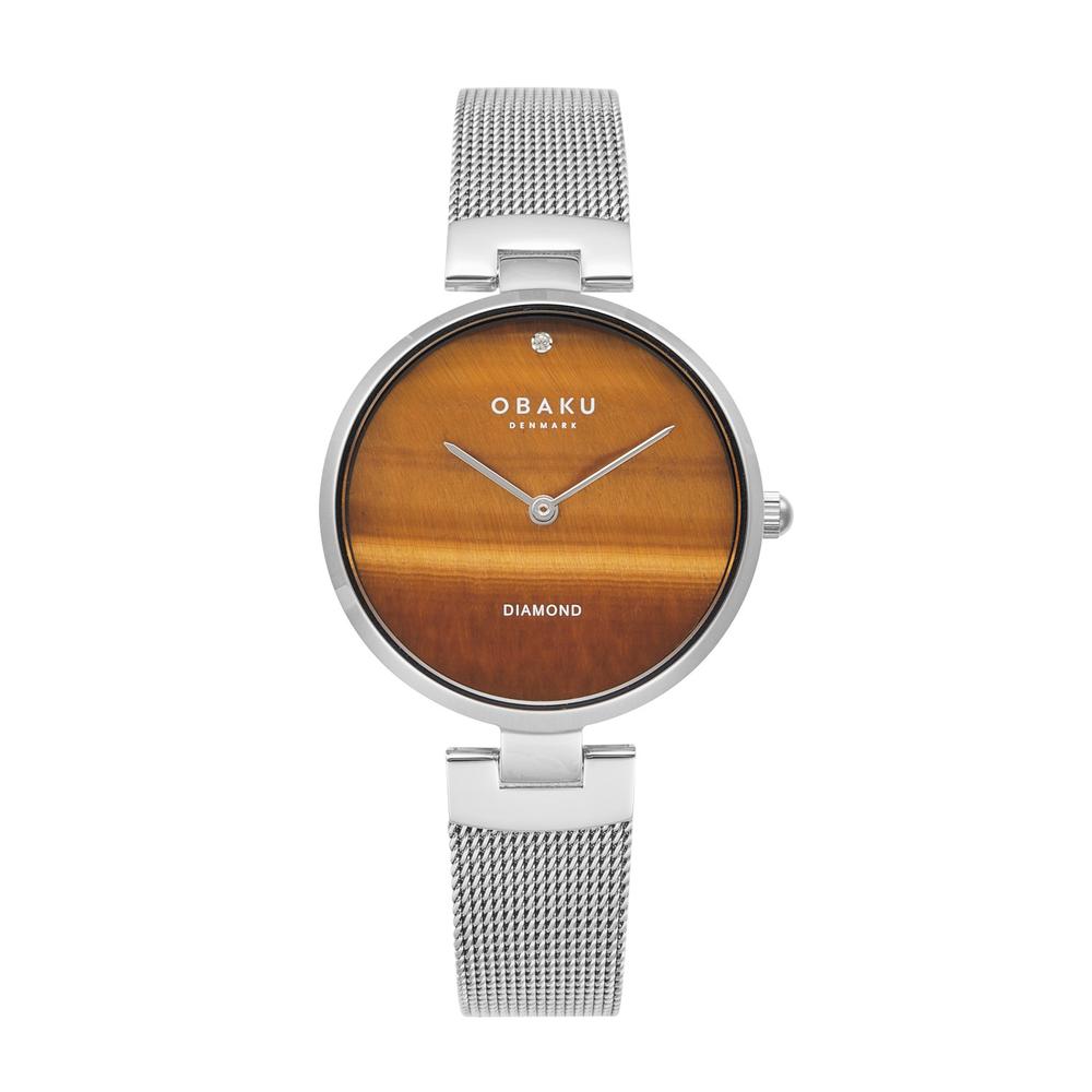 Foto 1 | Reloj Obaku Denmark V256lhcnmc-dted Mineral Fog-acero