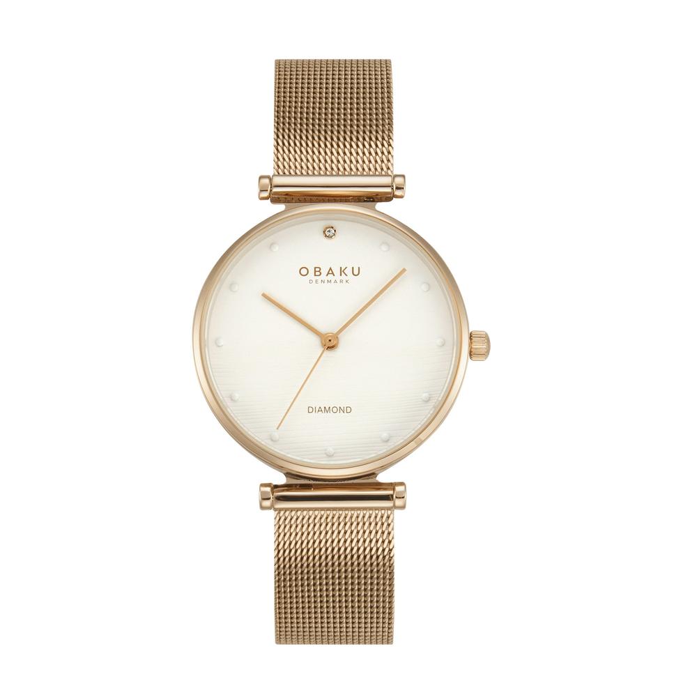 Foto 1 | Reloj Obaku Denmark V310lxvwmv Funkle Rose-oro Rosa