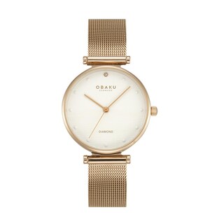 Foto 1 | Reloj Obaku Denmark V310lxvwmv Funkle Rose-oro Rosa